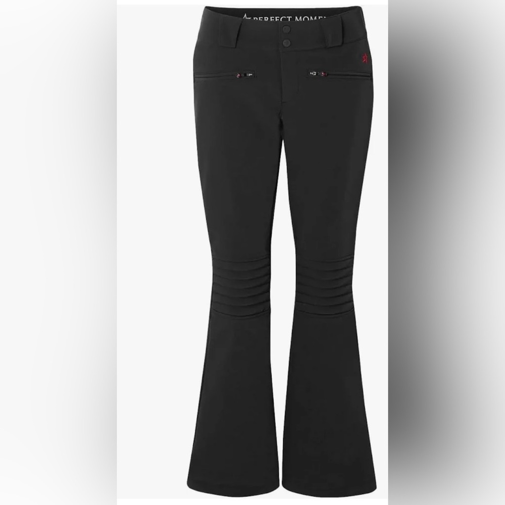 Perfect Moment Aurora Flare Jet Black Ski Pants